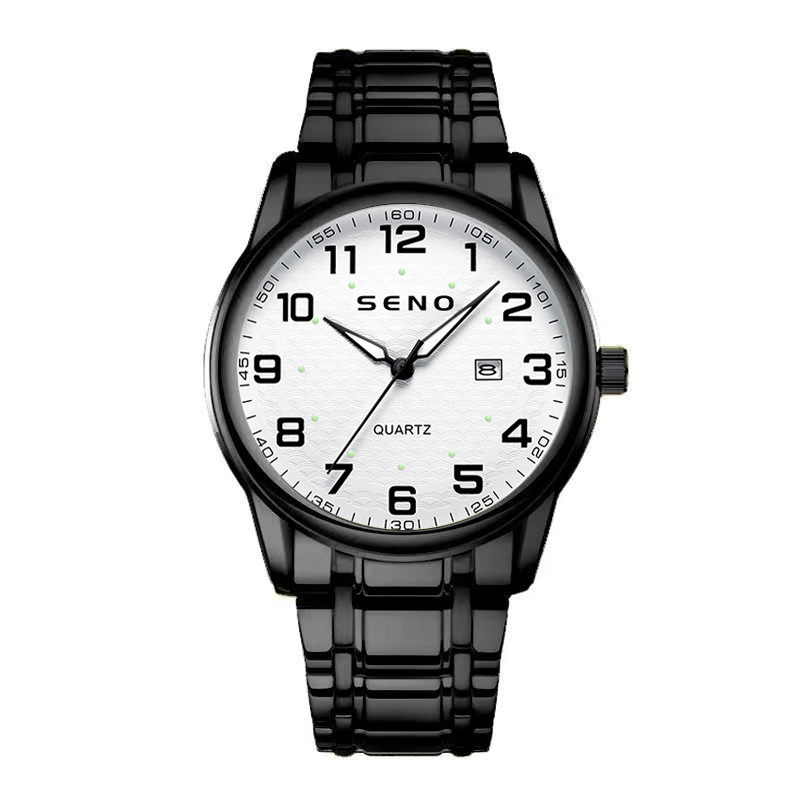 one piece dropshipping chennuo brand watch luminous waterproof quartz watch digital scale business calendar men's watch full figure
