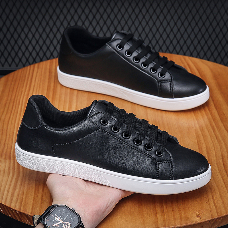 autumn 2025 new fashion sneakers young students white shoes men's shoes korean casual shoes fashion thin shoes Specification drawing