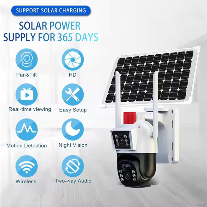 AIBUCUO Hublot T11 6MP Wireless WiFi home Video surveillance iCSee Outdoor WiFi Security camera Solar cell Application Scenario