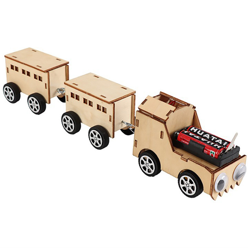 science experiment set elementary school student science small production educational toys wooden diy material package technology small production details Picture