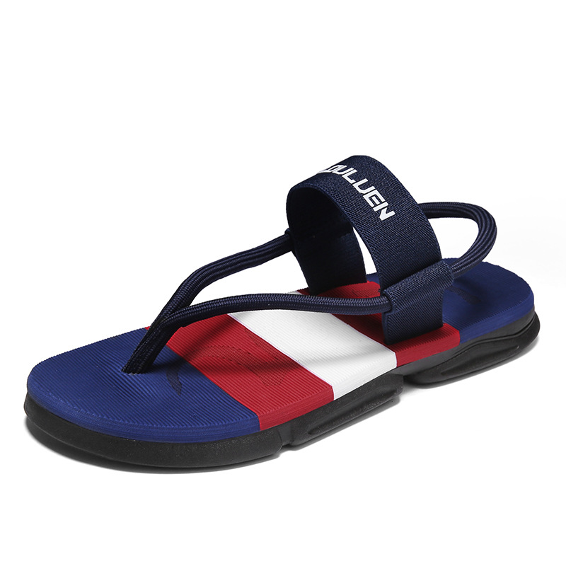 lu lu'an summer new men's sandals dual-use outdoor casual beach shoes men's foreign trade slippers men's platform non-slip Item Picture