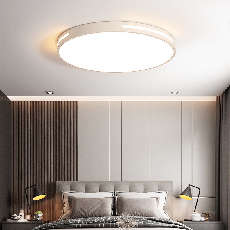 plastic led ceiling lamp round lamp in the living room lamps bedroom light modern minimalist bedroom light dining room and study room lighting Item Picture