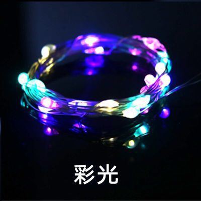 led luminous lighting chain three-function three-gear cake gift box bouquet luminous light with lighting chain warm white light ribbon lights Application Scenario