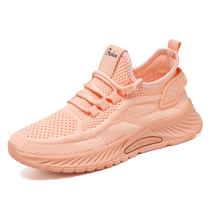 shoes women's sports shoes cross-border large size all-matching women's shoes temu trendy casual shoes flying woven breathable shoes running shoes undefined
