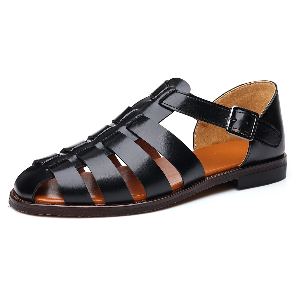plus size men's shoes 2025 summer new casual sandals men's fashion trend roman style shoes cross-border foreign trade men's shoes Specification drawing