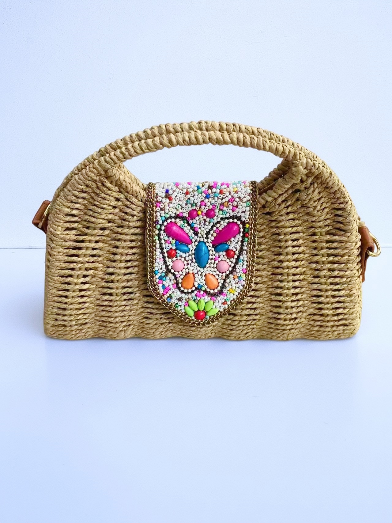 小众ins风设计拼色包包女2025新款潮流休闲时尚斜挎包度假旅游风