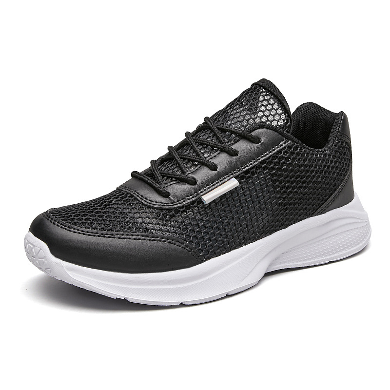 2022 cross-border summer hollow-out large women's mesh surface shoes flat md lightweight exercise pumps cross-border large size women's shoes undefined