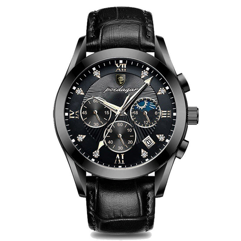 new waterproof luminous calendar men's high-end watch trendy fashion business atmosphere sports watch one piece dropshipping full figure