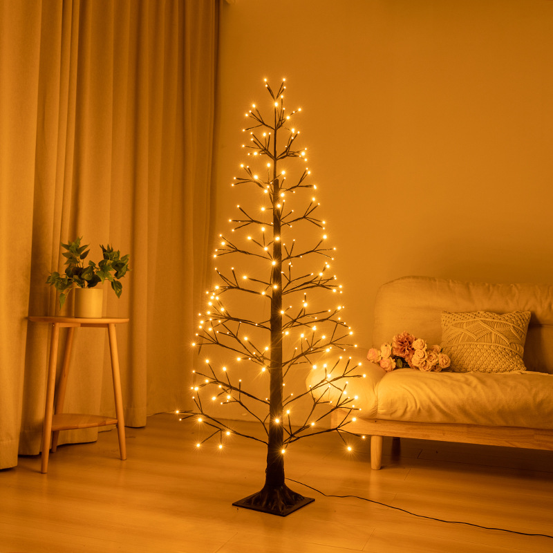 led simulation christmas tree lamp christmas landscaping room layout lights courtyard atmosphere decoration warm color warm full figure