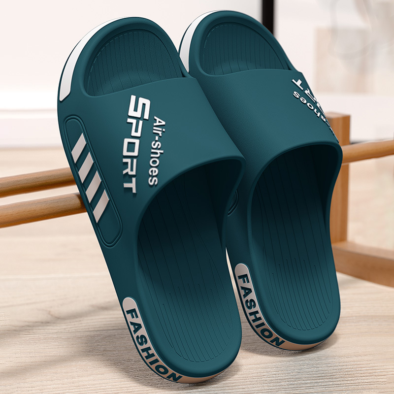deodorant slippers men's summer large size new indoor mute home slippers women's widened non-slip sports men's shoes Specification drawing