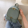 women's backpack 2020 new casual pu simple small shoulder bag versatile travel school bag solid color women bag Application Scenario