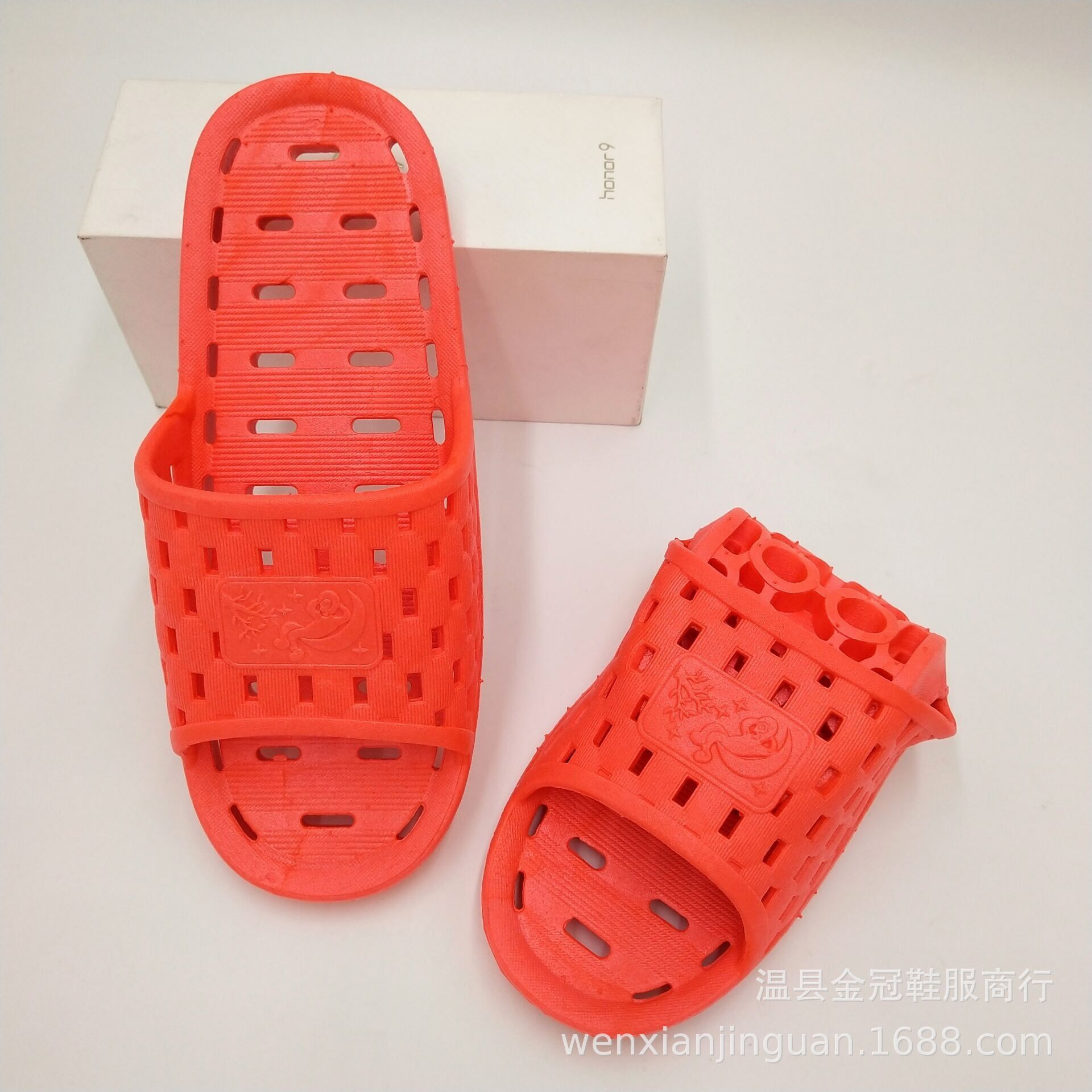 hotel bath flip-flops center hot spring bathhouse sweat steaming pedicure non-slip leaking left and right feet bathroom slippers undefined