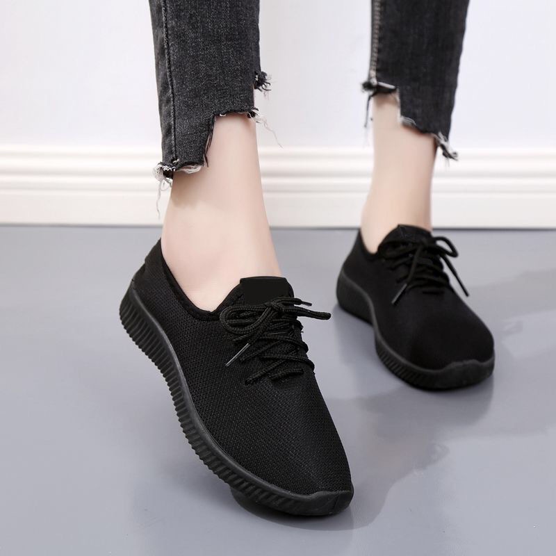 spring and summer new korean style casual shoes breathable old beijing cloth shoes foreign trade sneakers women fashion shoes cross-border delivery Application Scenario