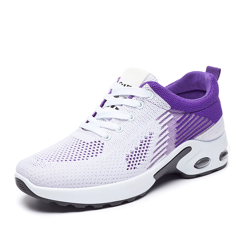 women's sports shoes summer new mesh flying woven women's breathable shoes fashion versatile casual shoes women's cross-border running shoes undefined