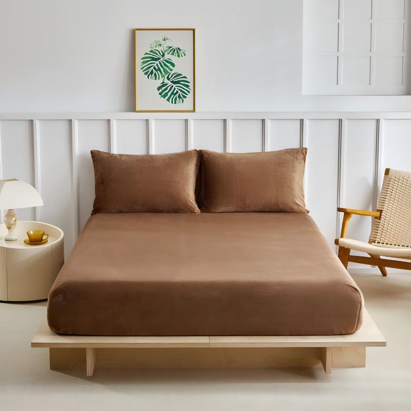 北极绒床笠三件套跨境外贸KS抽条毛毯办公室午睡盖毯礼品毯空调毯子细节图