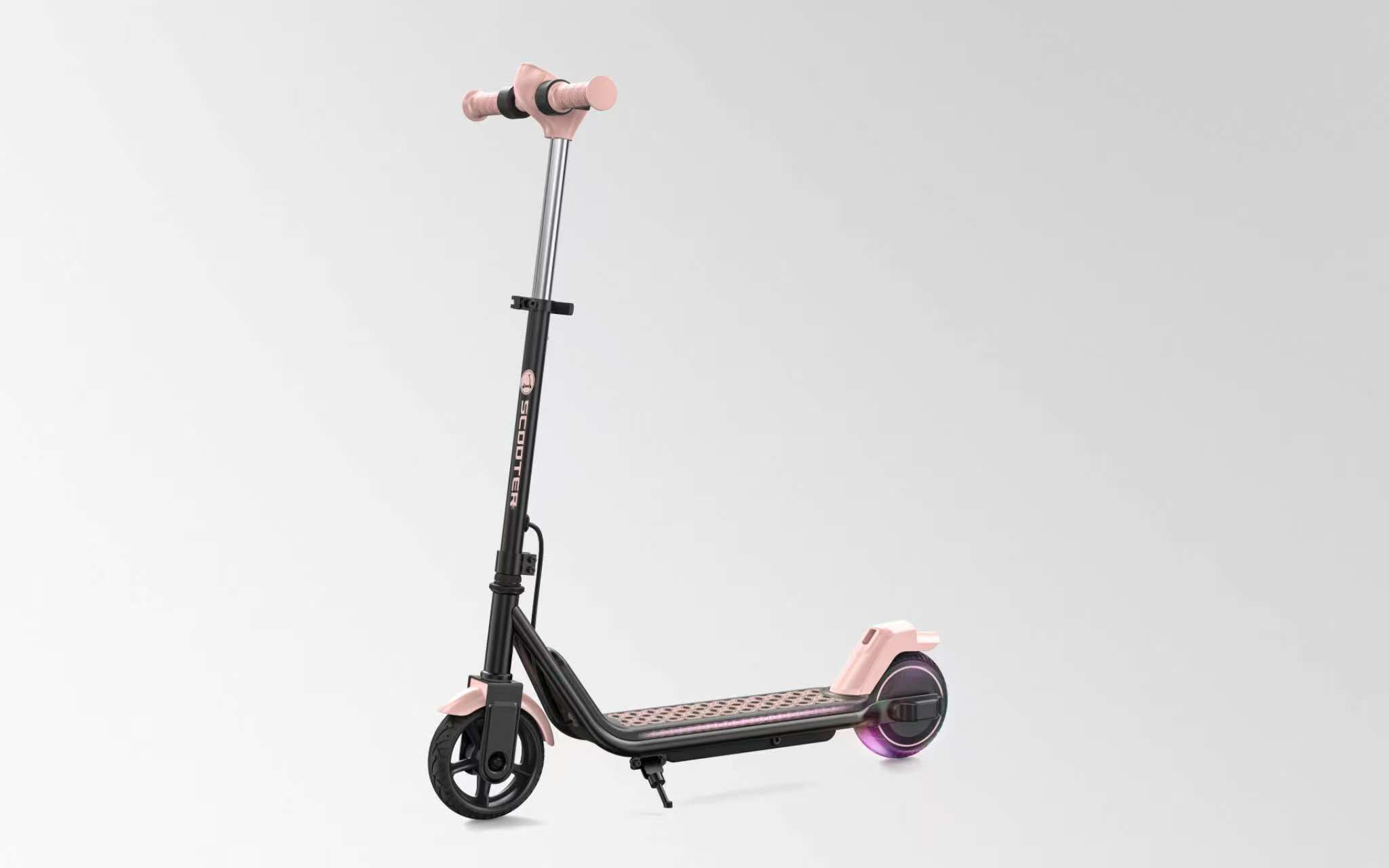 跨境专供电动滑板车可折叠便携式电瓶车户外出行两轮代步车