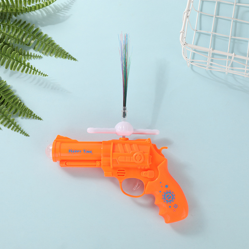 children's toy acousto-optic gun electric projection gun boys and girls cartoon small pistol simulation police voice small pistol Application Scenario