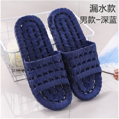 factory direct sales wholesale bathroom bath slippers men's indoor non-slip plastic hotel slippers women's summer undefined