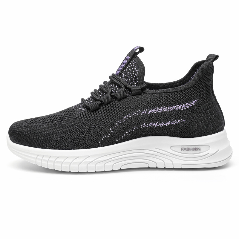 autumn shoes women 2025 new foreign trade lightweight women's sports shoes all-match middle-aged and elderly casual soft bottom women's running shoes Specification drawing
