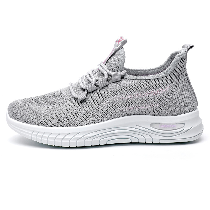autumn shoes women 2025 new foreign trade lightweight women's sports shoes all-match middle-aged and elderly casual soft bottom women's running shoes full figure