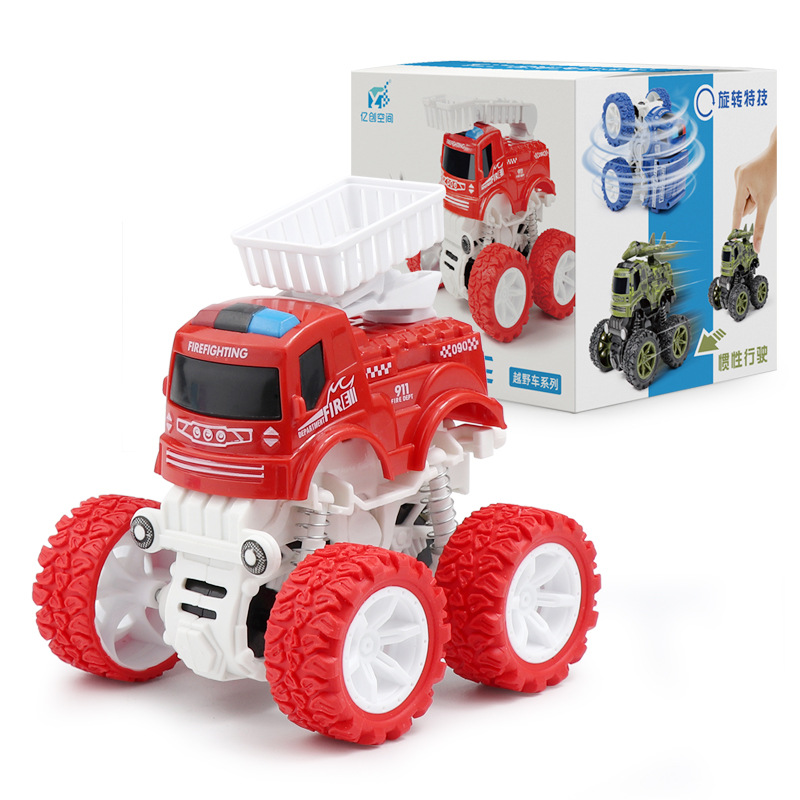 best-seller on douyin internet celebrity children's toys boys fire-fighting off-road inertia engineering vehicle night market stall small toys wholesale Application Scenario