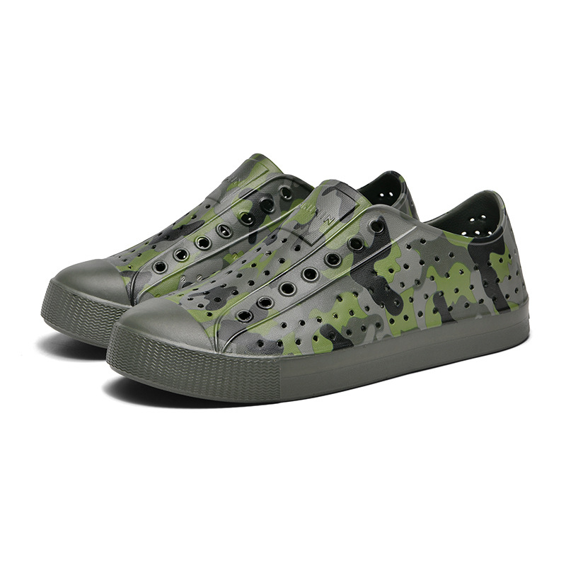 summer lightweight hole shoes wholesale men and women couple summer non-slip breathable casual hollow beach shoes sandals details Picture