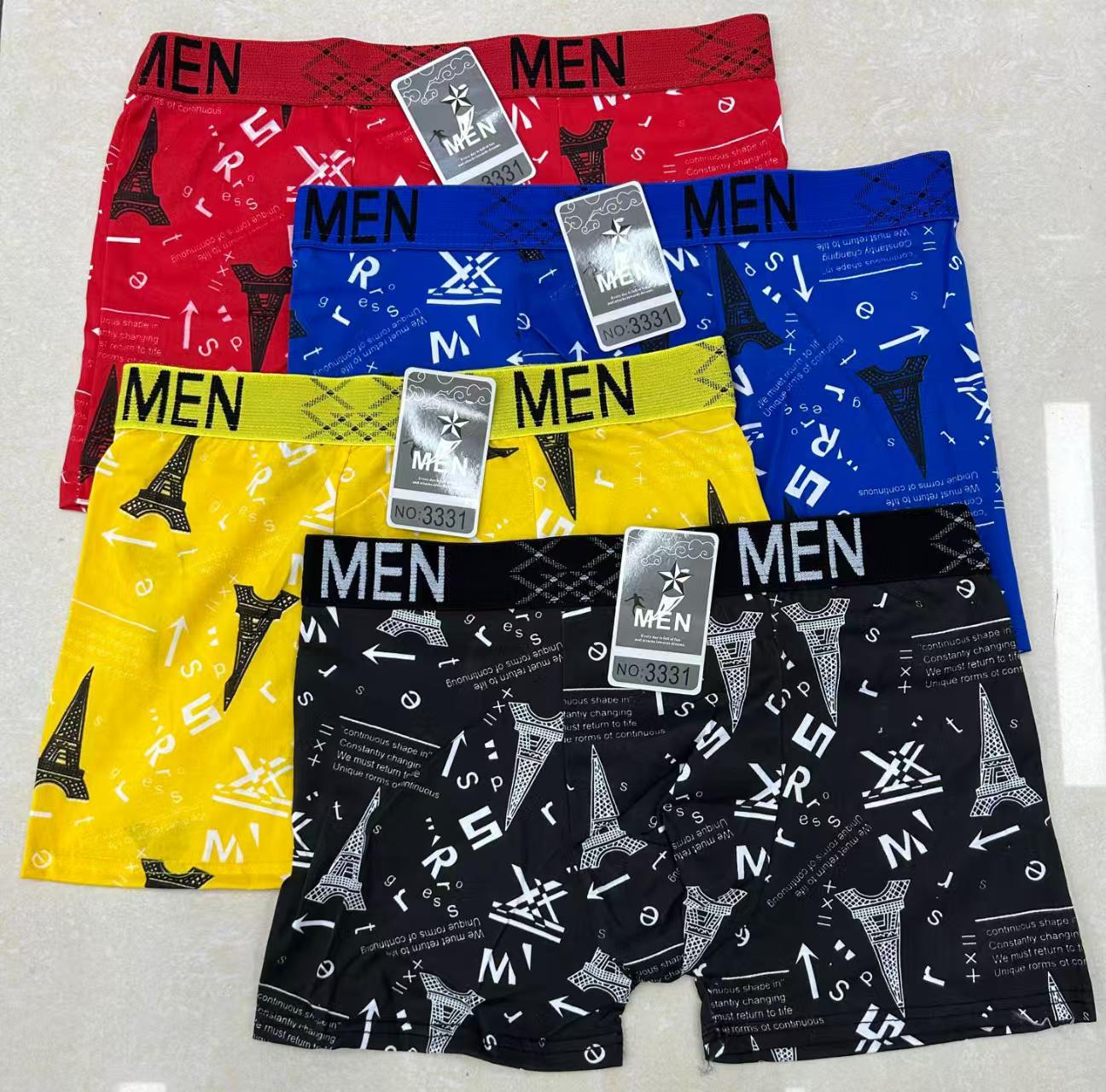 外贸非洲中东超低价男士四角内裤 平脚内裤舒适平角短裤现货超多花样可定做男士内裤详情5