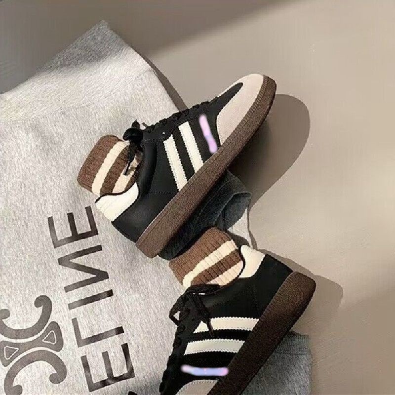 large size casual matte sneakers spring and autumn new women's sports versatile retro shoes student sneakers german training shoes women's shoes details Picture