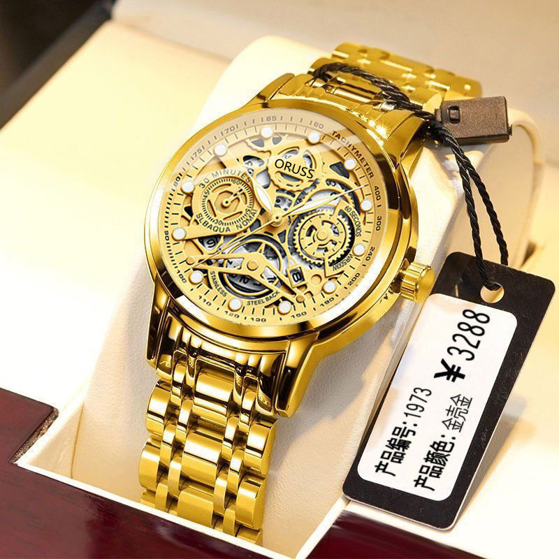 2024 new swiss brand automatic mechanical watch men's watch luminous waterproof high-end handsome men's watch Item Picture
