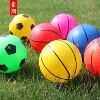factory hot selling kindergarten pat ball 16cm basketball kids toy ball children inflatable ball stall wholesale full figure