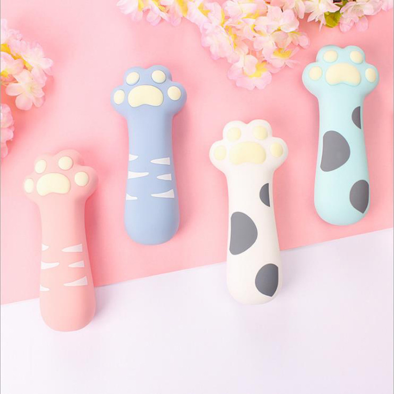cartoon cute  claw silicone pencil case good-looking large capacity pencil stationery box primary school student zipper stationery bag details Picture