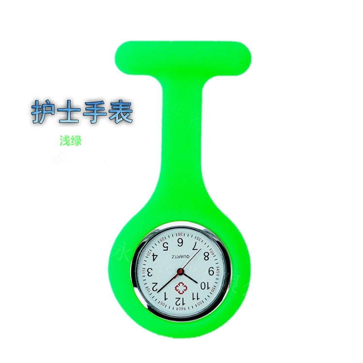 medical pin silicone watch student nurse's watch children's watch gift promotion pocket watch wholesale Item Picture