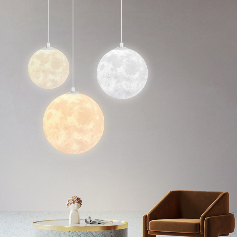 ceiling lamp bubble ball chandelier moon lamp in the living room creative magical bean glass french cream style nordic bedroom lamps full figure