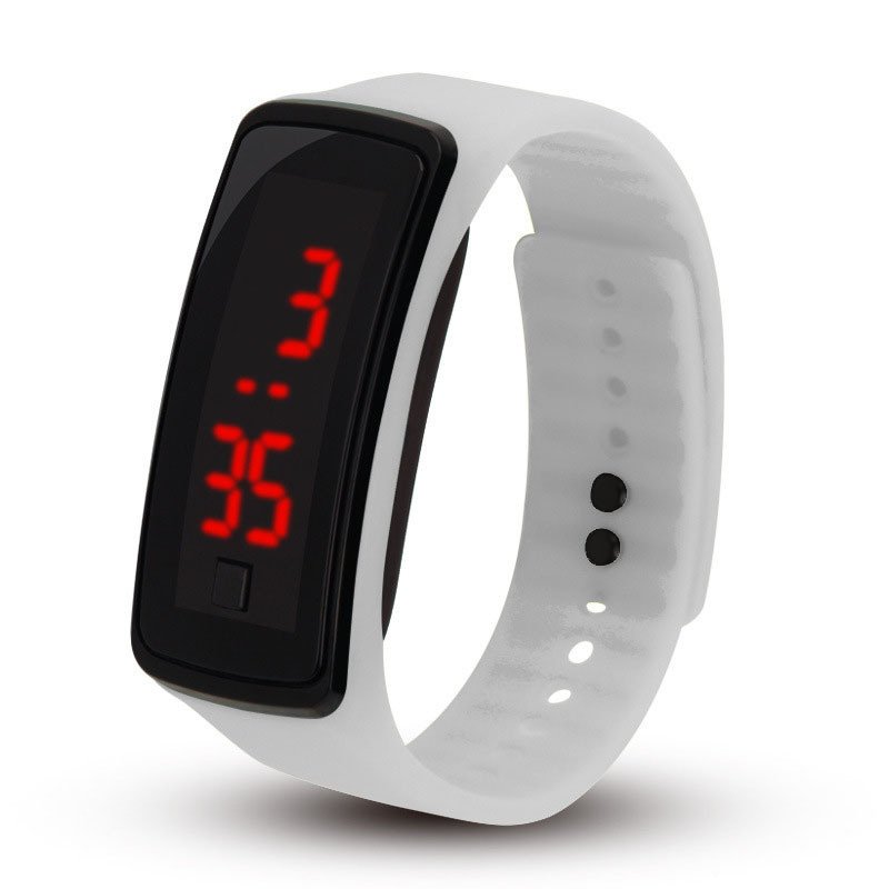 factory wholesale foreign trade new children's led electronic watch fashion plastic mirror universal watch for male and female students Item Picture