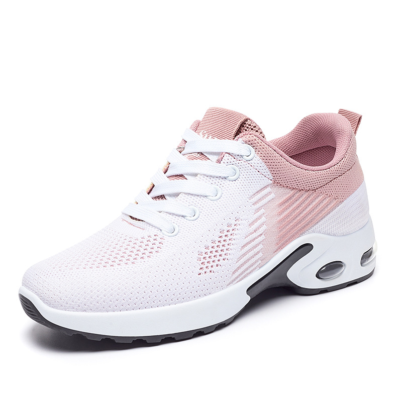 women's sports shoes summer new mesh flying woven women's breathable shoes fashion versatile casual shoes women's cross-border running shoes undefined
