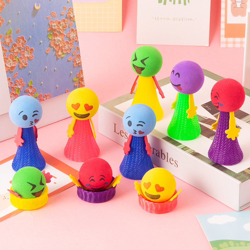 cross-border luminous toy bouncing elf spring doll bouncing villain jumping man kindergarten gifts gift wholesale details Picture
