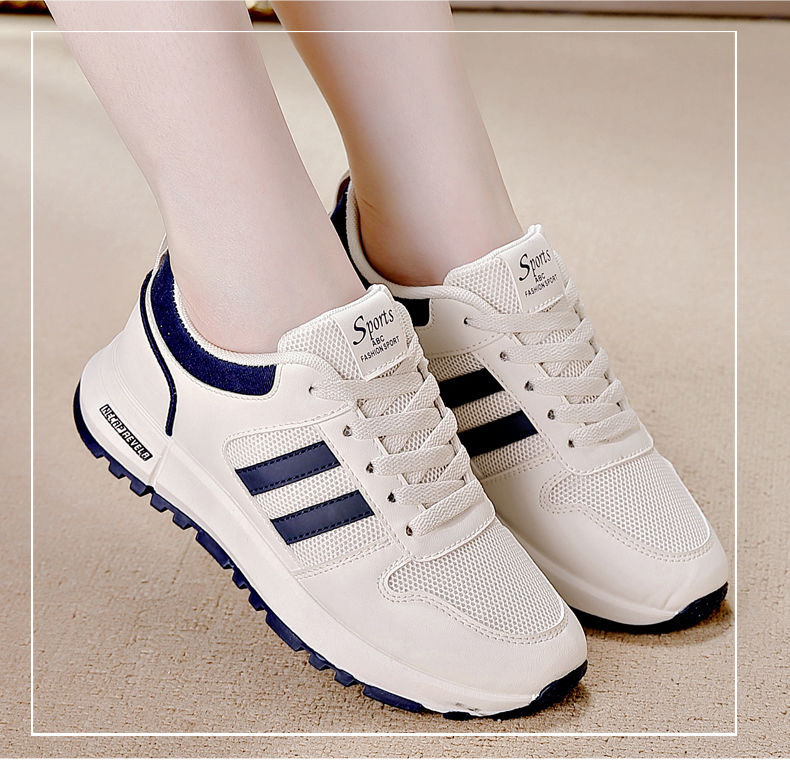 cross-border foreign trade new spring and autumn women's shoes non-slip breathable mesh portable all-match travel shoes casual sneakers full figure