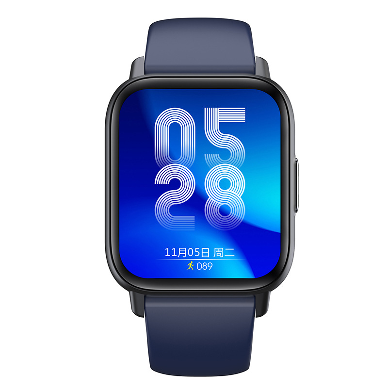 cross-border hot selling bluetooth calling smart watch real body temperature heart rate blood oxygen watch men's multi-functional sports smart watch full figure