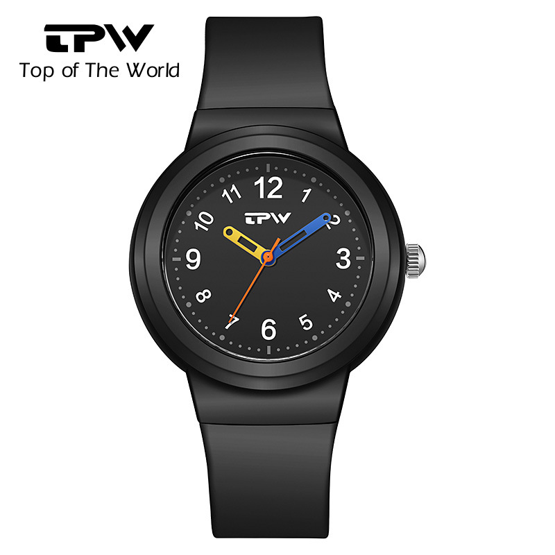 children's quartz watch cute high school primary school student waterproof simple men's and women's same pointer watch niche wholesale Item Picture