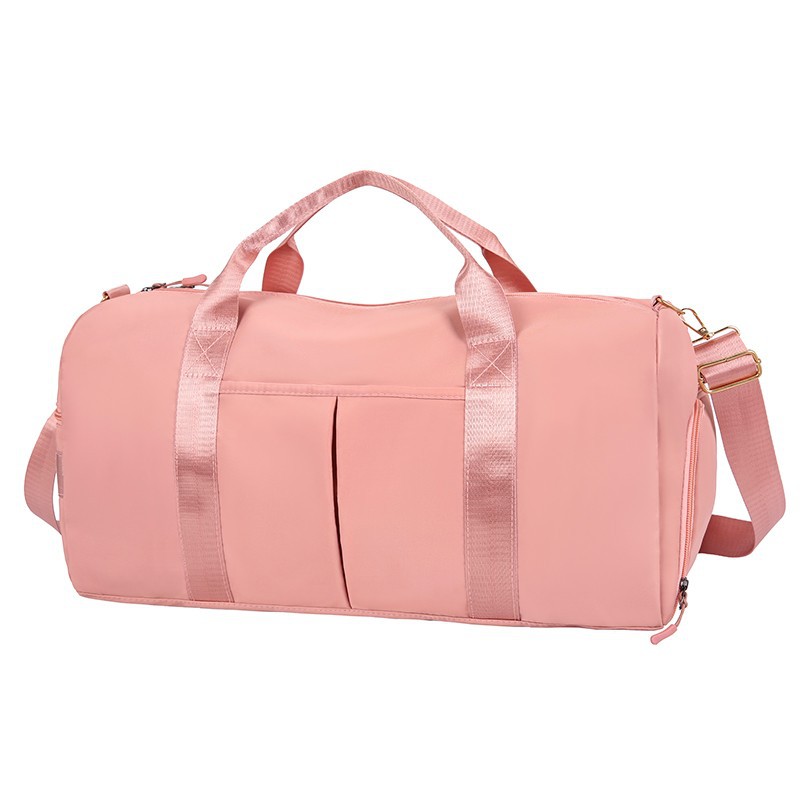 large capacity travel bag women hand-carrying business trip luggage bag 2025 travel bag dry wet separation men and women sports gym bag details Picture