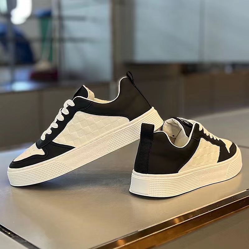 men's shoes spring 2025 new white shoes men's trendy all-match shoes men's internet celebrity wear-resistant sports casual borad shoes Application Scenario