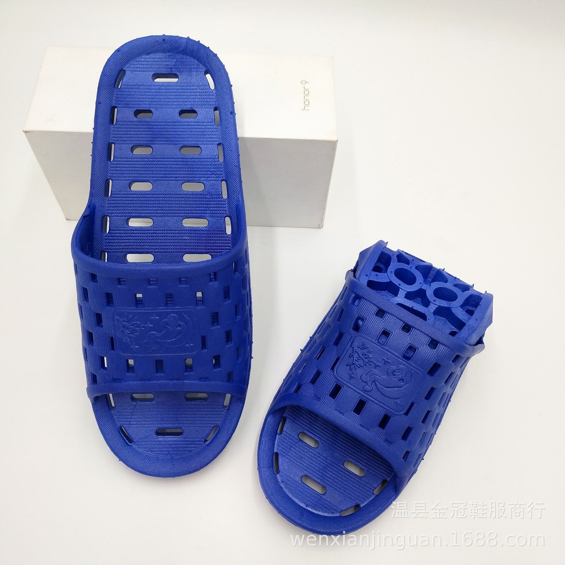 hotel bath flip-flops center hot spring bathhouse sweat steaming pedicure non-slip leaking left and right feet bathroom slippers undefined