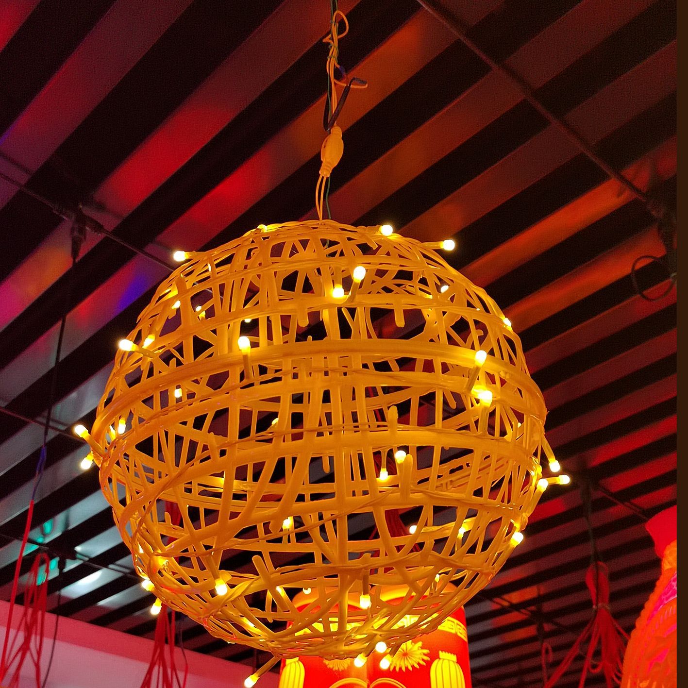 outdoor waterproof led vine bal light holiday ornamental festoon lamp tree hanging light engineering lighting full figure