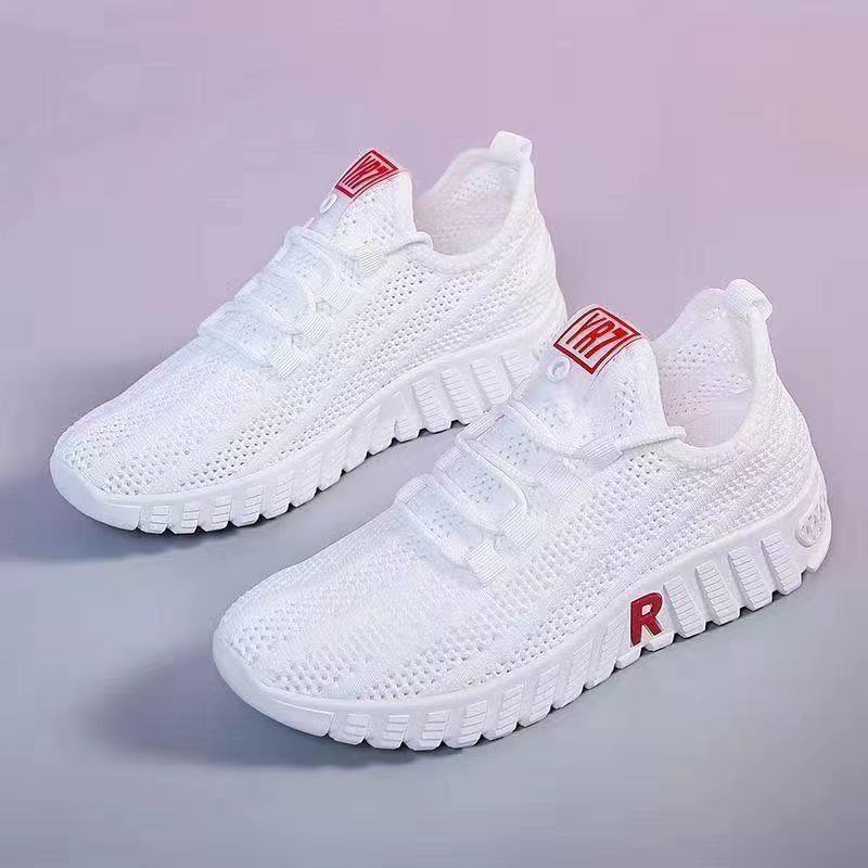 women's cross-border new arrival fashionable all-matching casual shoes women's cloth shoes flat shoes trendy sneakers women's wholesale full figure