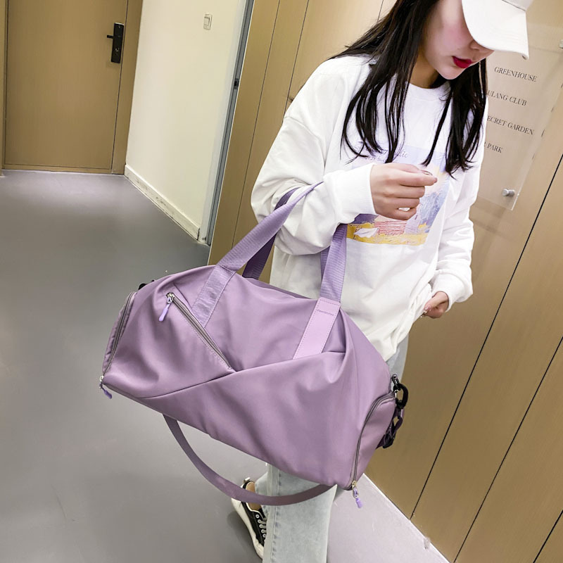 wholesale travel bag portable dry wet separation men's training sports swimming gym bag luggage storage travel bag details Picture