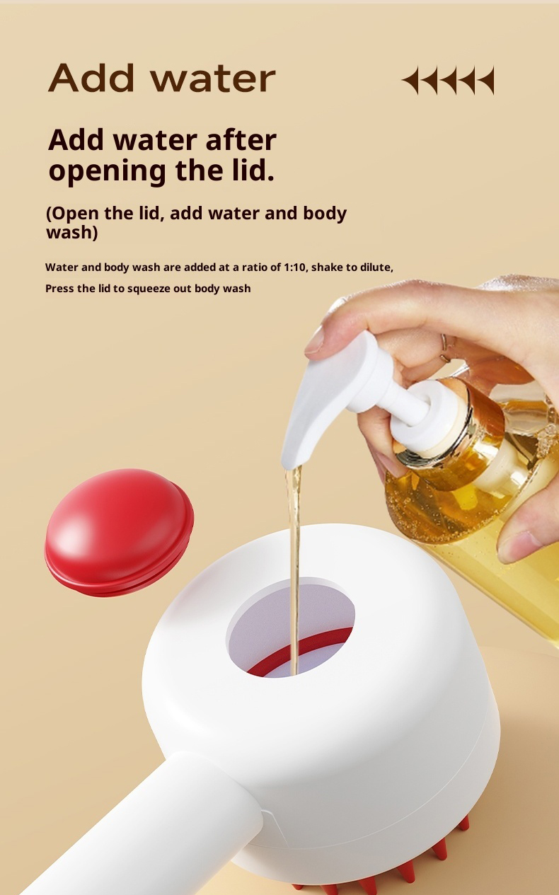 宠物洗澡刷，加液洗澡按摩刷，洗头刷（281）详情8