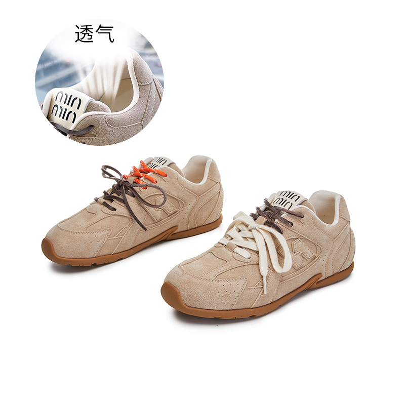 new wool cortez women's 2025 autumn and winter flat sports german training shoes casual fleece-lined women's shoes versatile shoes women's details Picture