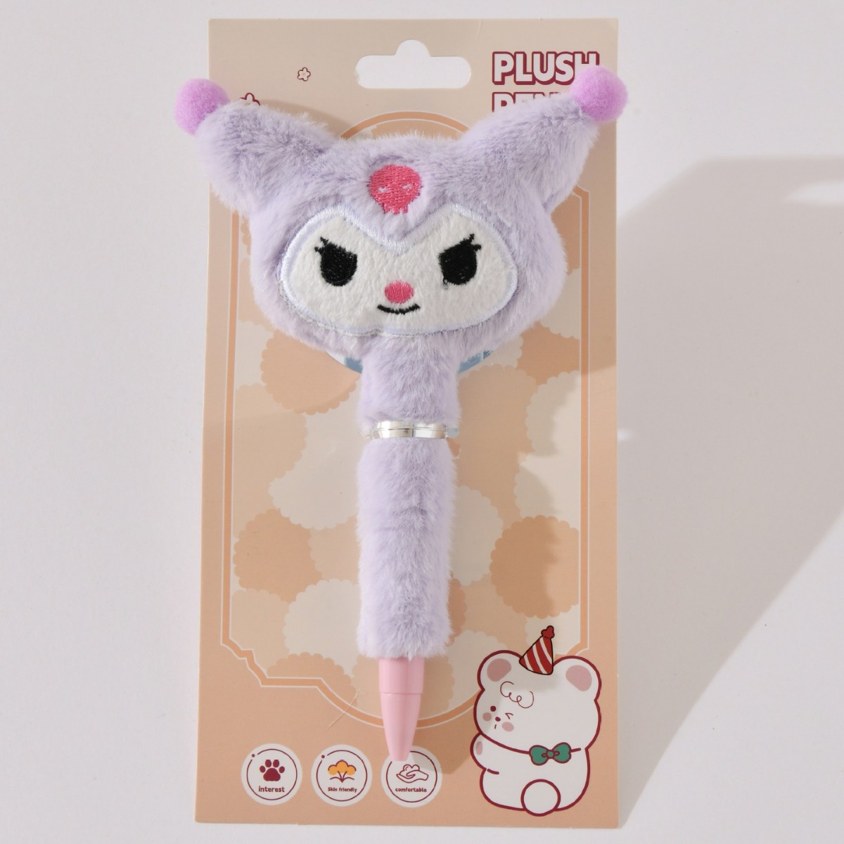 chenxi pompom pen panda pen cute pen press gel pen black cute creative black pen students' supplies stationery Application Scenario