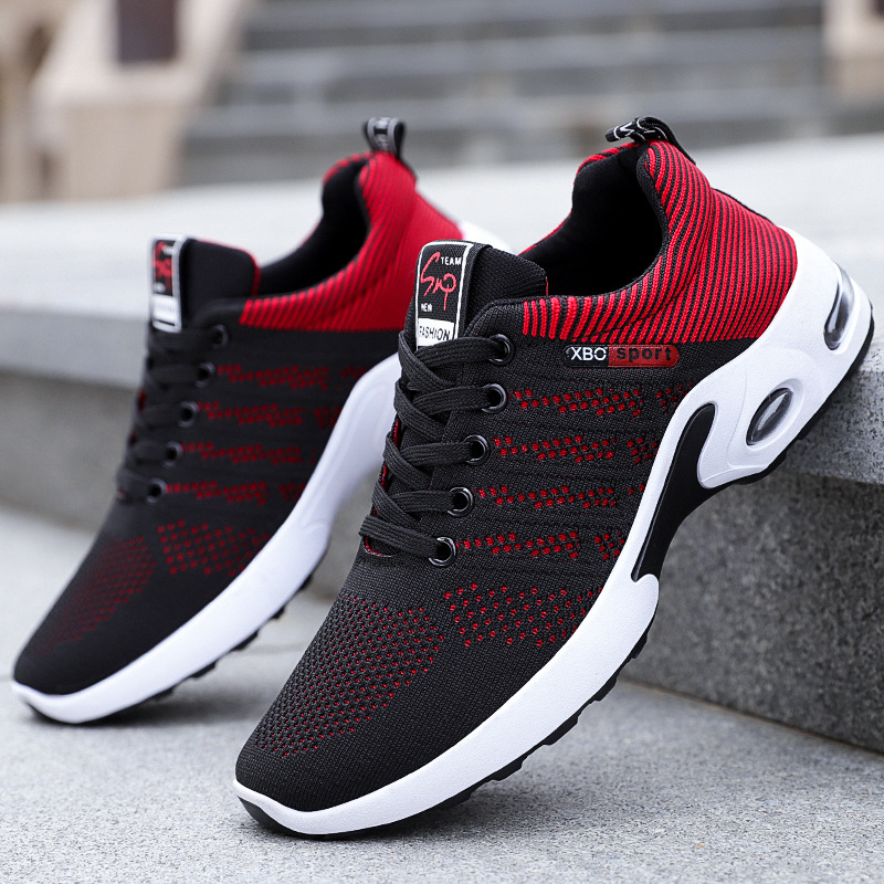 sports shoes summer mesh breathable running shoes cross-border hot shoes soft bottom lightweight casual all-match running shoes men full figure