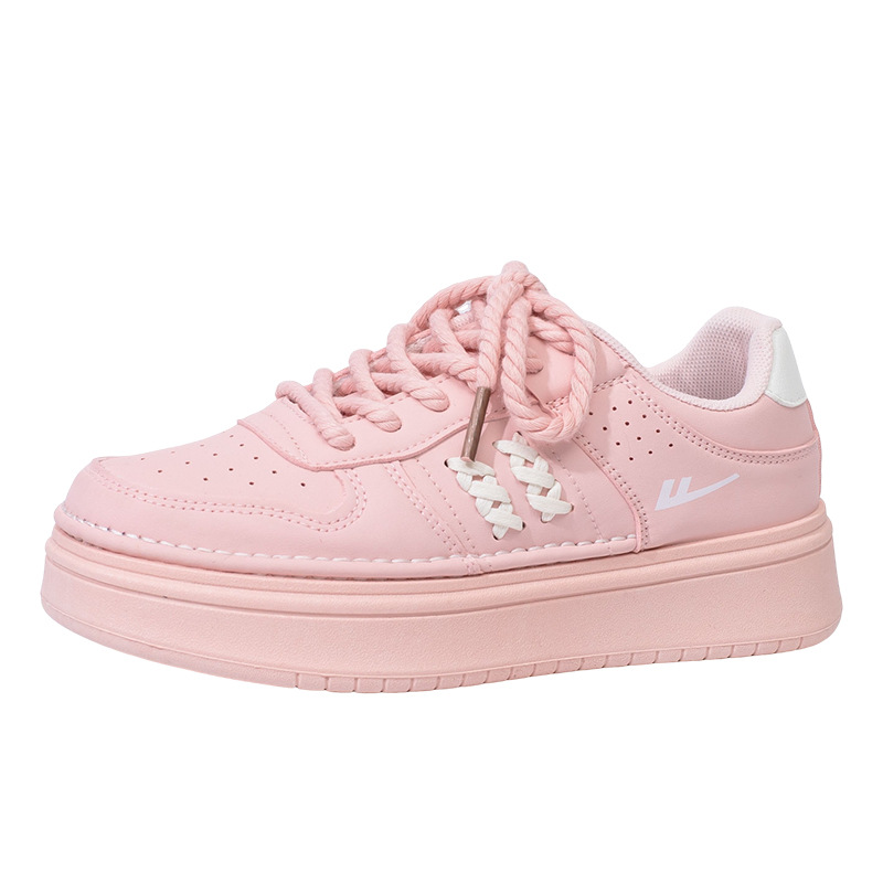 warrior design thick-soled sneakers simple versatile high-grade casual shoes men and women same style colorblock breathable lovers shoes undefined